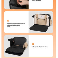 HKM-8249277 Outdoor Portable One-Shoulder Crossbody Cat Pet Bag - Breathable Light Canvas in Various Colors