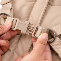 HKM-8251581 Warm Thick Windproof Dog Clothes in Smoke Powder and Khaki Beige ¨C Sizes S to 5XL
