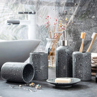 HKM-825171 Ceramic Complete Bathroom Accessories Set for Sanitary Ware Solutions