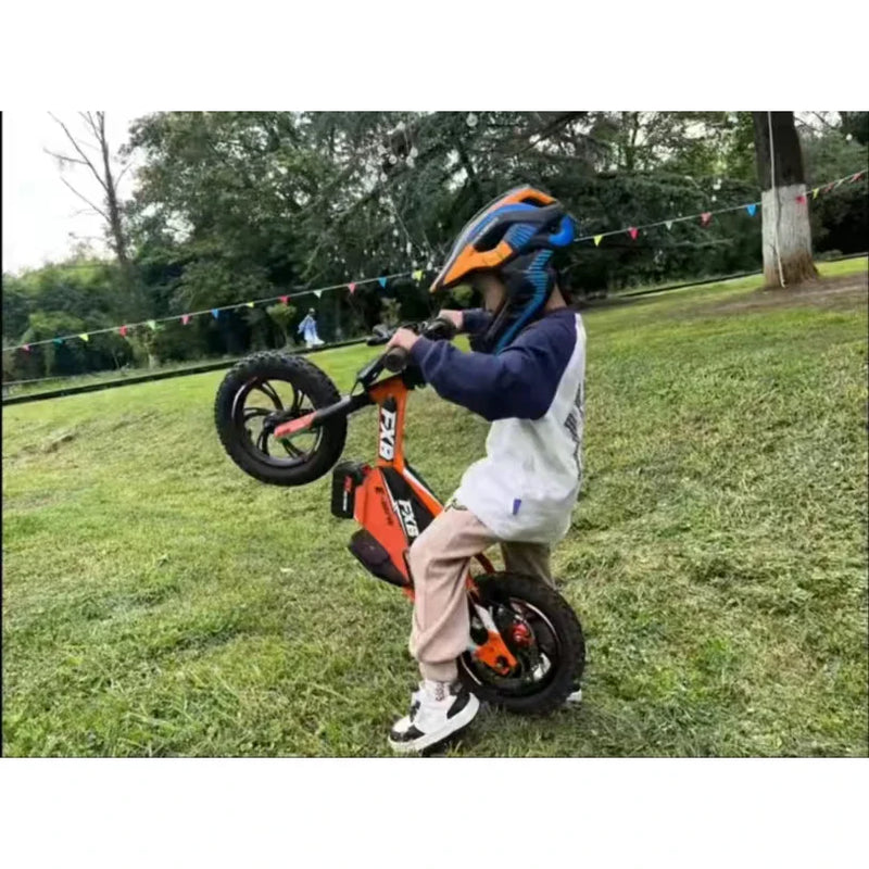 HKM-825171 Kids Electric Balance Bike 12" with 36V Lithium Battery, Aluminum Frame, 250W Motor, One Seat Capacity