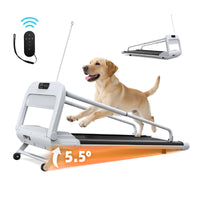 HKM-8252477 Quiet Smart Pet Treadmill for Small to Medium Dogs - Adjustable Speed, Foldable Design, LED Display, 0.5-6.0 MPH Speed Range