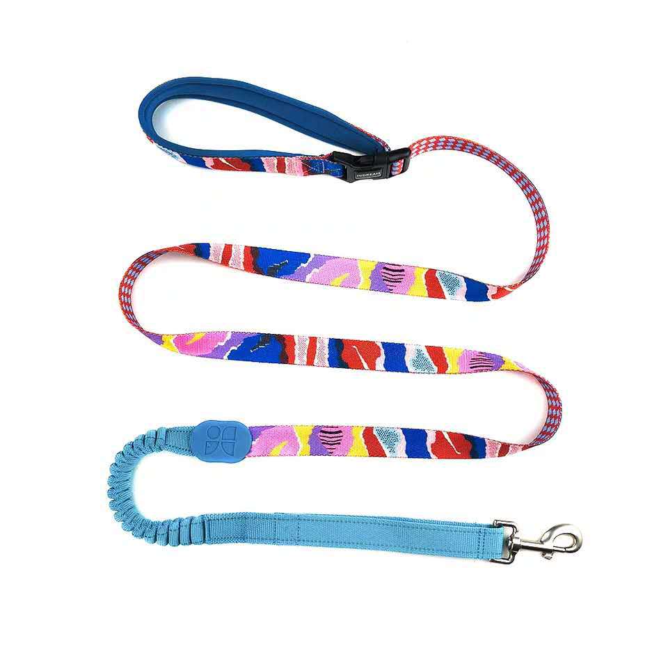 HKM-8252605 Multifunctional Adjustable Dog Traction Rope with Shock Absorption and Three-Way Grip System
