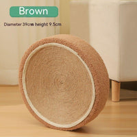 HKM-8252989 Flower and Brown Cat Scratch Board - Integrated Disdain Sisal Material for Cats