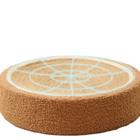 HKM-8252989 Flower and Brown Cat Scratch Board - Integrated Disdain Sisal Material for Cats