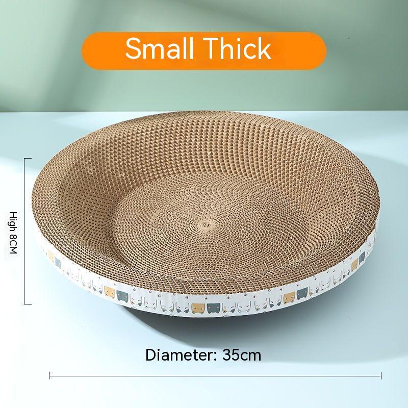 HKM-8252989 Flower and Brown Cat Scratch Board - Integrated Disdain Sisal Material for Cats