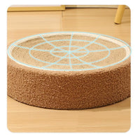 HKM-8252989 Flower and Brown Cat Scratch Board - Integrated Disdain Sisal Material for Cats
