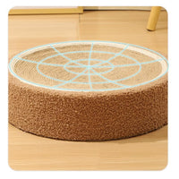 HKM-8252989 Flower and Brown Cat Scratch Board - Integrated Disdain Sisal Material for Cats