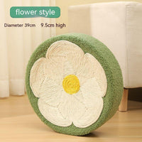 HKM-8252989 Flower and Brown Cat Scratch Board - Integrated Disdain Sisal Material for Cats