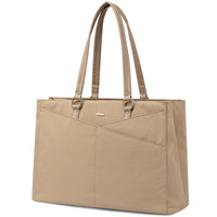 HKM-825299 Large Capacity Nylon Tote Bag for Work, Travel, and Office Use - 17in Computer Shoulder Briefcase