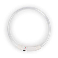 HKM-8254781 Luminous LED Silicone Pet Collar with USB Rechargeable Light Modes