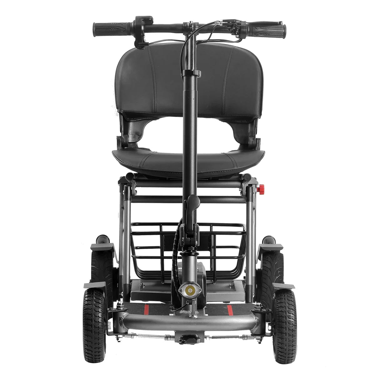 HKM-825619 Lightweight 36V Foldable 4-Wheel Mobility Scooter with 18KM Range and Customizable Logo