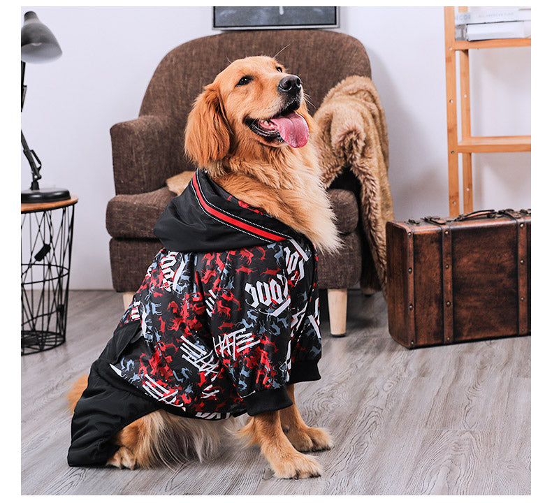 HKM-8256957 Comfortable Cotton Clothing for Large Dogs - Available in Multiple Sizes