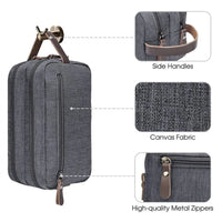 HKM-825811 Large Capacity Handheld Travel Cosmetic Bag - Portable Oxford Cloth Storage with Zipper Closure