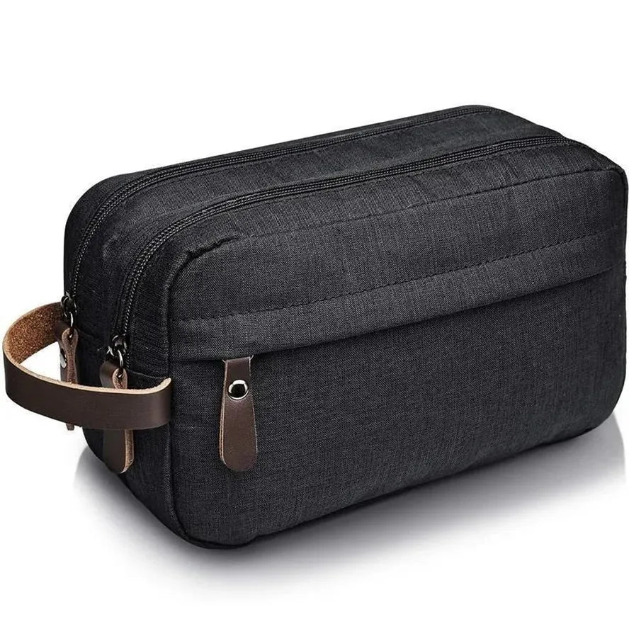 HKM-825811 Large Capacity Handheld Travel Cosmetic Bag - Portable Oxford Cloth Storage with Zipper Closure