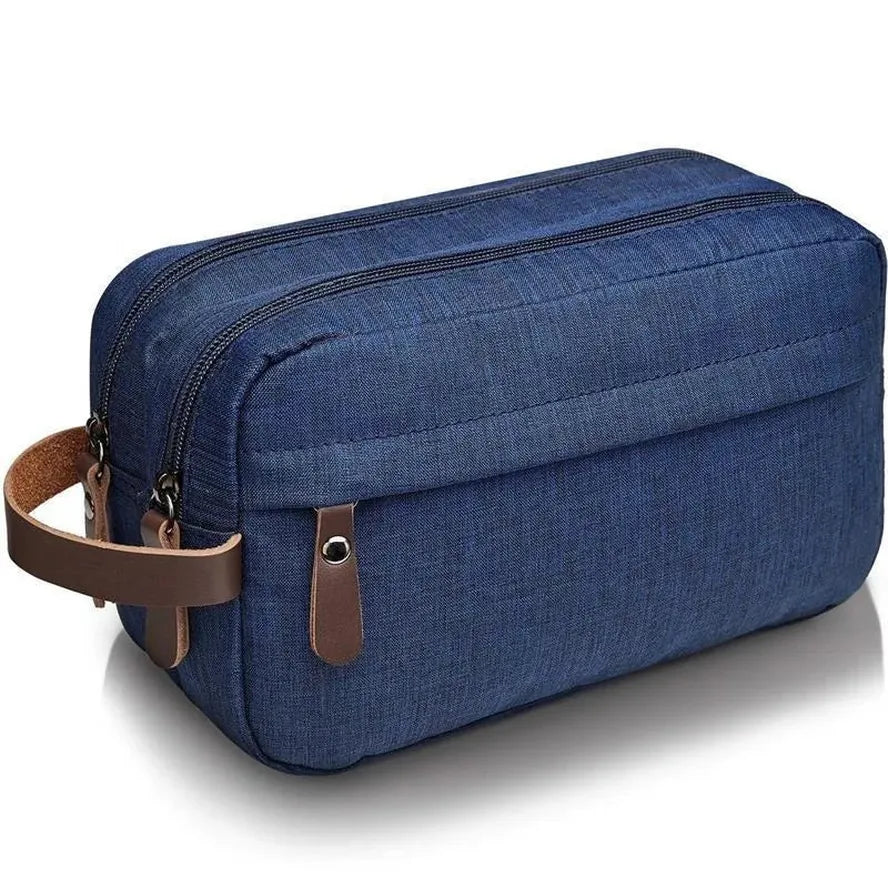 HKM-825811 Large Capacity Handheld Travel Cosmetic Bag - Portable Oxford Cloth Storage with Zipper Closure