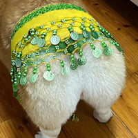 HKM-8258365 Corgi Belly Dance Sequined Waist Chain in Vibrant Colors