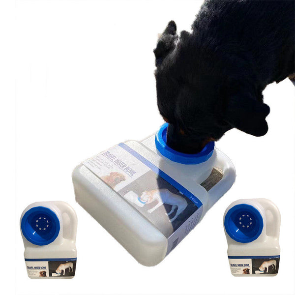 HKM-8258621 Portable Pet Water Feeder for Dogs and Cats - Resin Drinking Fountain