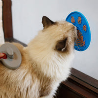 HKM-8258749 Silicone Pet Slow Food Licking Pad - 14.5cm for Dogs and Cats, Bathing and Reward Use