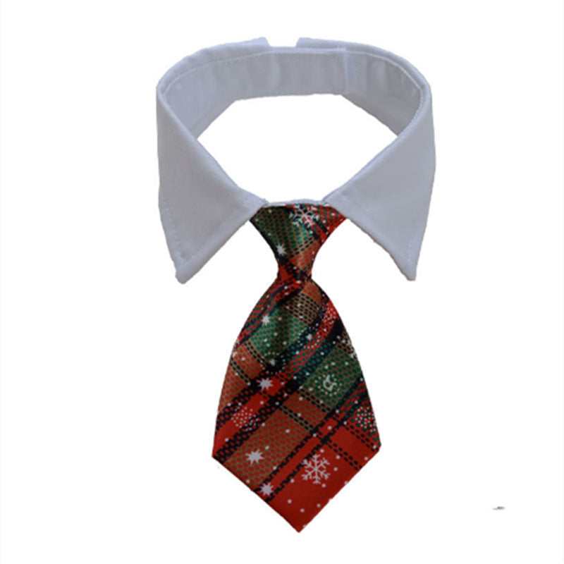 HKM-8260541 Pet Striped Bow Tie Scarf Collar for Dogs - Cotton Polyester, Various Colors Available