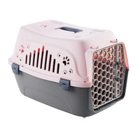 HKM-8262205 Large Pet Flight Case for Small Pets - Versatile Carrying Bag in Pink, Blue, Beige, and Gray