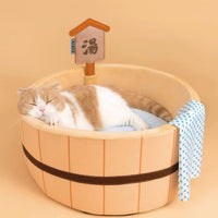 HKM-8262589 Cozy Plush Pet Bed with Warmth Retention for Cats