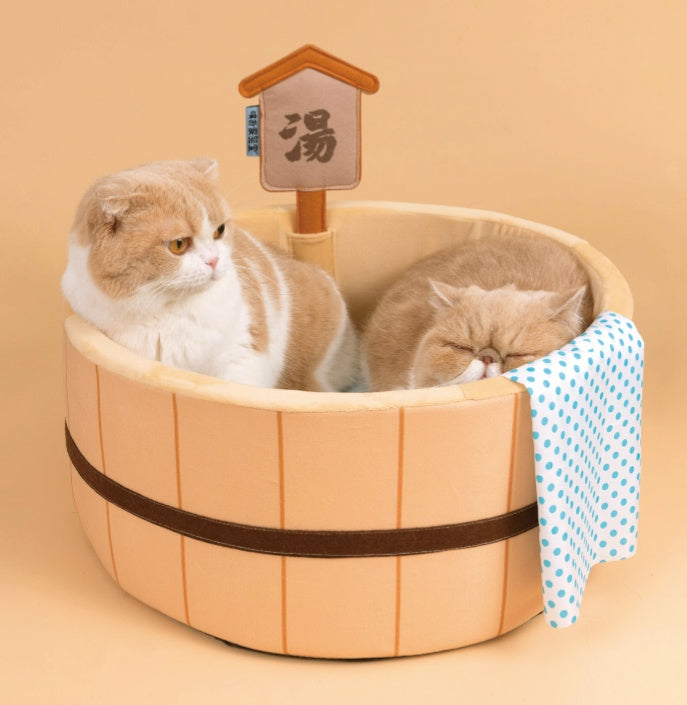 HKM-8262589 Cozy Plush Pet Bed with Warmth Retention for Cats