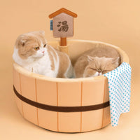 HKM-8262589 Cozy Plush Pet Bed with Warmth Retention for Cats