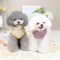 HKM-8262717 Cotton Vest for Dogs - Autumn & Winter Pet Clothing in Yellow, Blue, Pink, Sizes S-XXL