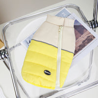 HKM-8262717 Cotton Vest for Dogs - Autumn & Winter Pet Clothing in Yellow, Blue, Pink, Sizes S-XXL
