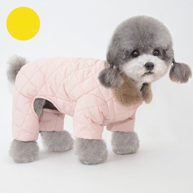 HKM-8262973 Cozy Cotton Dog Coat for Winter – Casual Pet Clothing