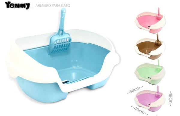 HKM-8263997 Semi-Enclosed Cat Litter Box for Enhanced Privacy and Reduced Odor Control