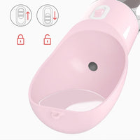 HKM-8264381 Portable Dog Water and Food Dispenser with Easy Push Mechanism and Leak-Proof Design