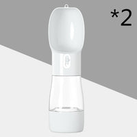 HKM-8264381 Portable Dog Water and Food Dispenser with Easy Push Mechanism and Leak-Proof Design