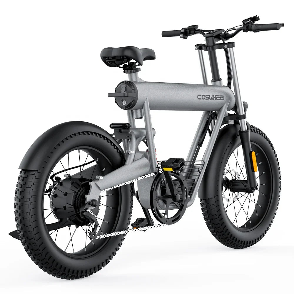 HKM-826451 20" Fat Tire Electric Bike with 1000W/1500W Rear Hub Motor and 20Ah Lithium Battery
