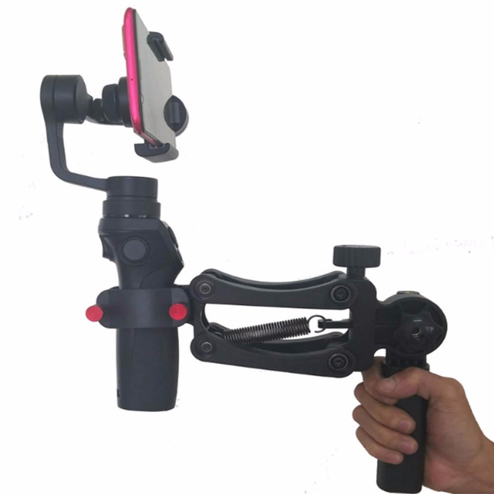 HKM-826451 4th Axis Gimbal Stabilizer for Mobile Phones - Three-Axis Support, Spring-Damped Design, Load Capacity Up to 4kg