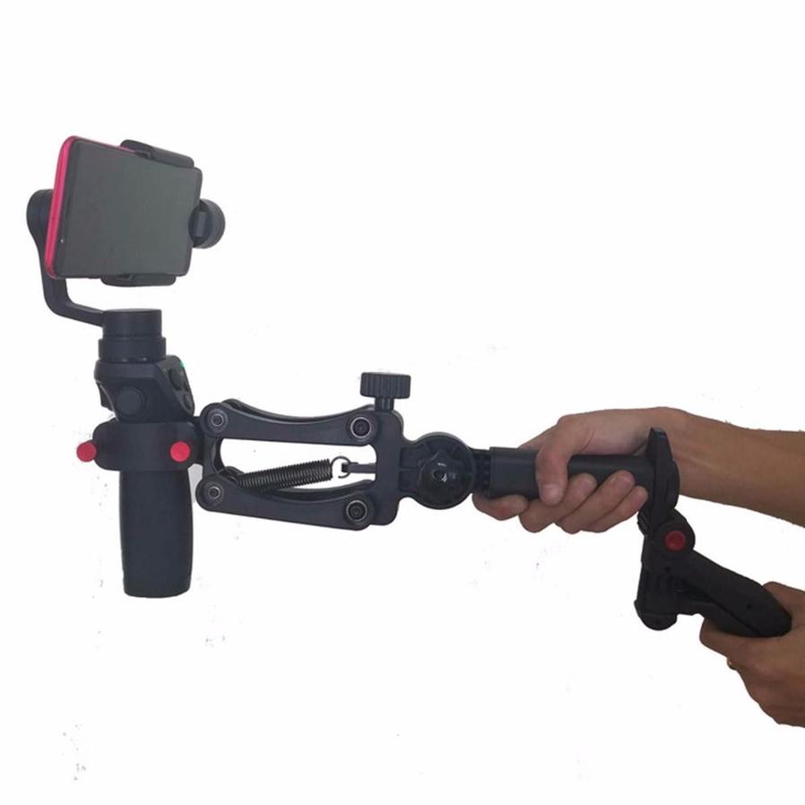 HKM-826451 4th Axis Gimbal Stabilizer for Mobile Phones - Three-Axis Support, Spring-Damped Design, Load Capacity Up to 4kg