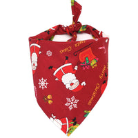 HKM-8265917 Cotton Triangle Scarf Bib for Dogs and Cats - Christmas Pet Saliva Towel