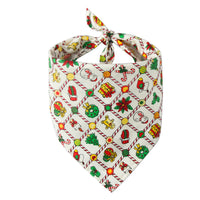 HKM-8265917 Cotton Triangle Scarf Bib for Dogs and Cats - Christmas Pet Saliva Towel