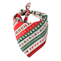 HKM-8265917 Cotton Triangle Scarf Bib for Dogs and Cats - Christmas Pet Saliva Towel