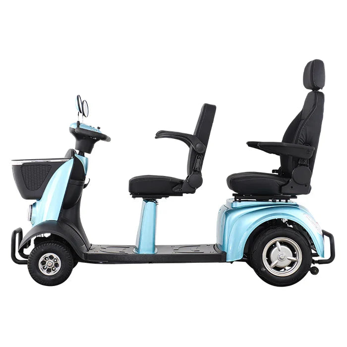 HKM-826771 Electric Four-Wheel Scooter for Adults - SPRITE-2L, 1000W, 40-60km Range, 18km/h Max Speed, 48V Battery