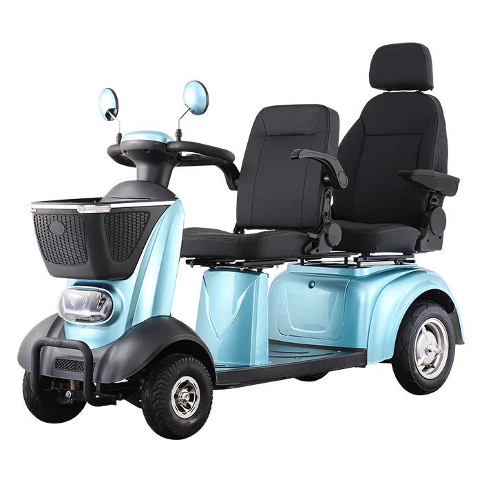HKM-826771 Electric Four-Wheel Scooter for Adults - SPRITE-2L, 1000W, 40-60km Range, 18km/h Max Speed, 48V Battery