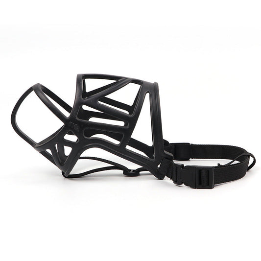 HKM-8267965 Bark Stopper Muzzle for Golden Retrievers - Adjustable Plastic Design for Comfort and Control