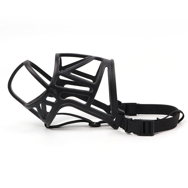 HKM-8267965 Bark Stopper Muzzle for Golden Retrievers - Adjustable Plastic Design for Comfort and Control