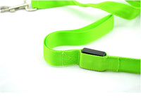 HKM-8268093 Glowing LED Pet Leash - Rechargeable Nylon Double-Sided Traction Belt, 120CM Length, Multiple Colors Available