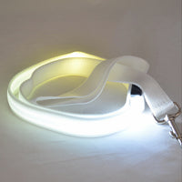 HKM-8268093 Glowing LED Pet Leash - Rechargeable Nylon Double-Sided Traction Belt, 120CM Length, Multiple Colors Available