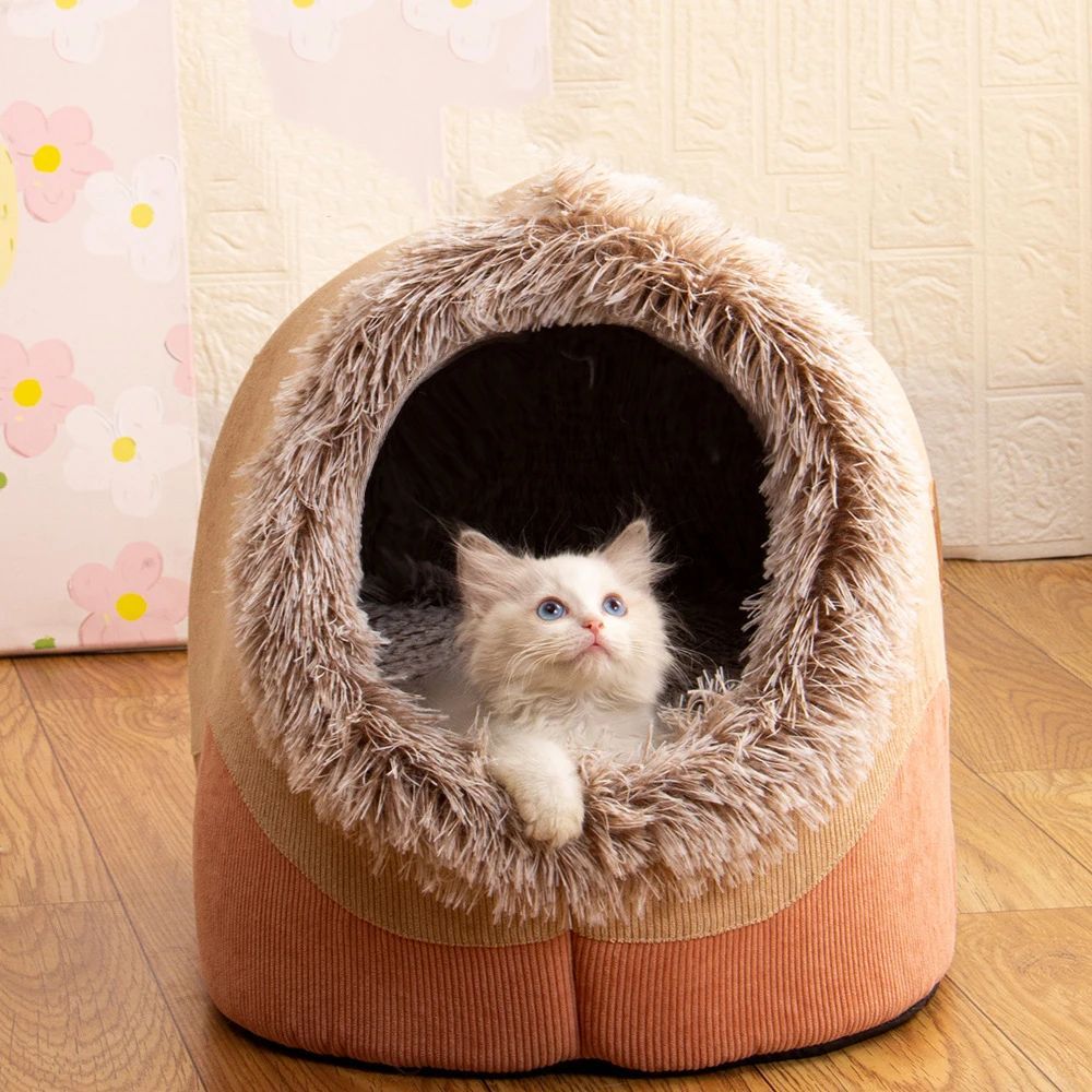 HKM-8268349 Cozy Washable Dog Bed Mat for Small to Large Pets - Soft Winter Cushion for Sleeping