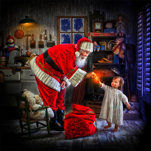 HKM-826899 Santa Claus Paint By Numbers Digital Painting Kit for Easy Home Decoration and Relaxation