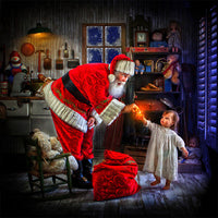 HKM-826899 Santa Claus Paint By Numbers Digital Painting Kit for Easy Home Decoration and Relaxation
