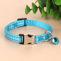 HKM-8270141 Reflective Anti-Slip Cat Neck Collar - Adjustable Nylon in Multiple Colors