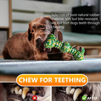 HKM-8271549 Durable Natural Rubber Dog Chew Toy for Medium to Large Aggressive Chewers